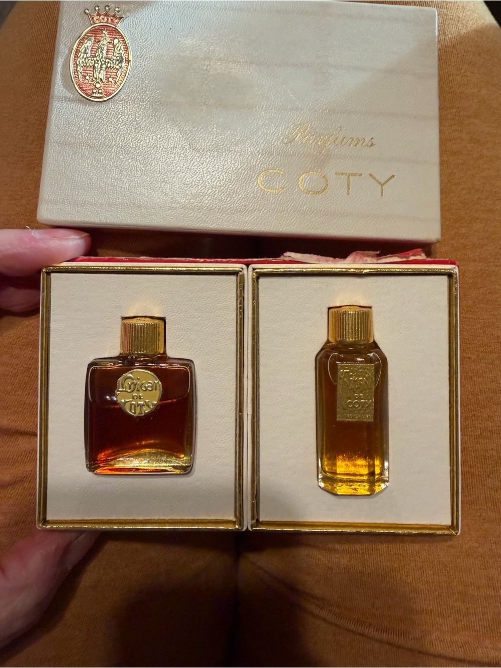 Coty Paris L’Origan 0.34 oz Perfume Original Formula, Box 1920’s RARE SET